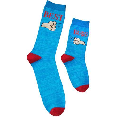 2-pair Sidekicks Best Buds Father Son - Daddy & Me Socks Set - TheToysRoom