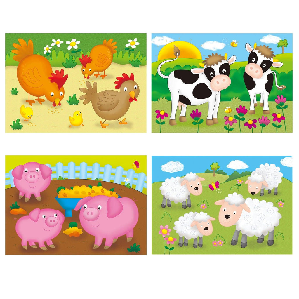 4 Puzzles in a Box - Farm - TheToysRoom
