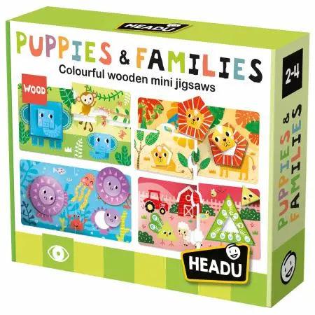 Babies & Families - Colorful wooden mini jigsaws - TheToysRoom