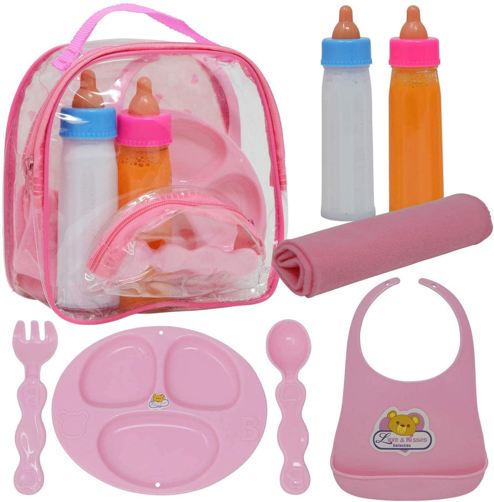 Baby Doll Accessories, Doll Magic Bottles & Doll Feeding Set in a Bag - TheToysRoom