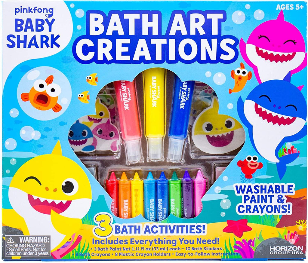 Baby Shark Bath Art Creations - TheToysRoom