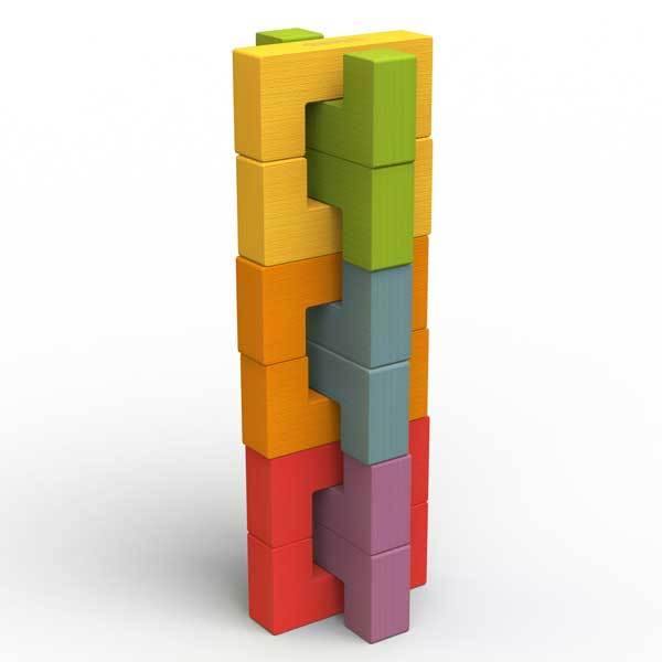 Begin Again Toys U-Build It Basics - 12 pieces Block Set - TheToysRoom