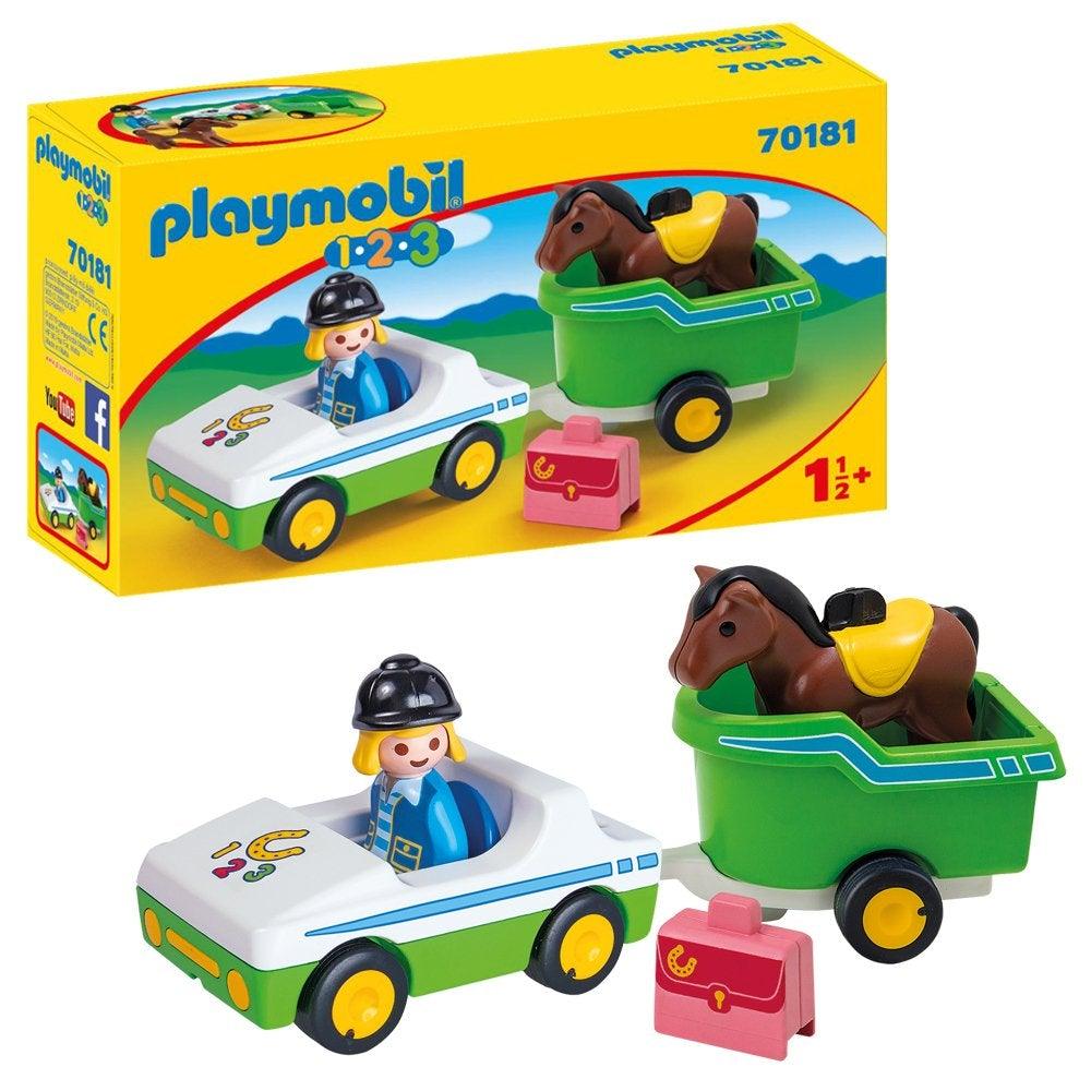 Car with Horse Trailer - TheToysRoom