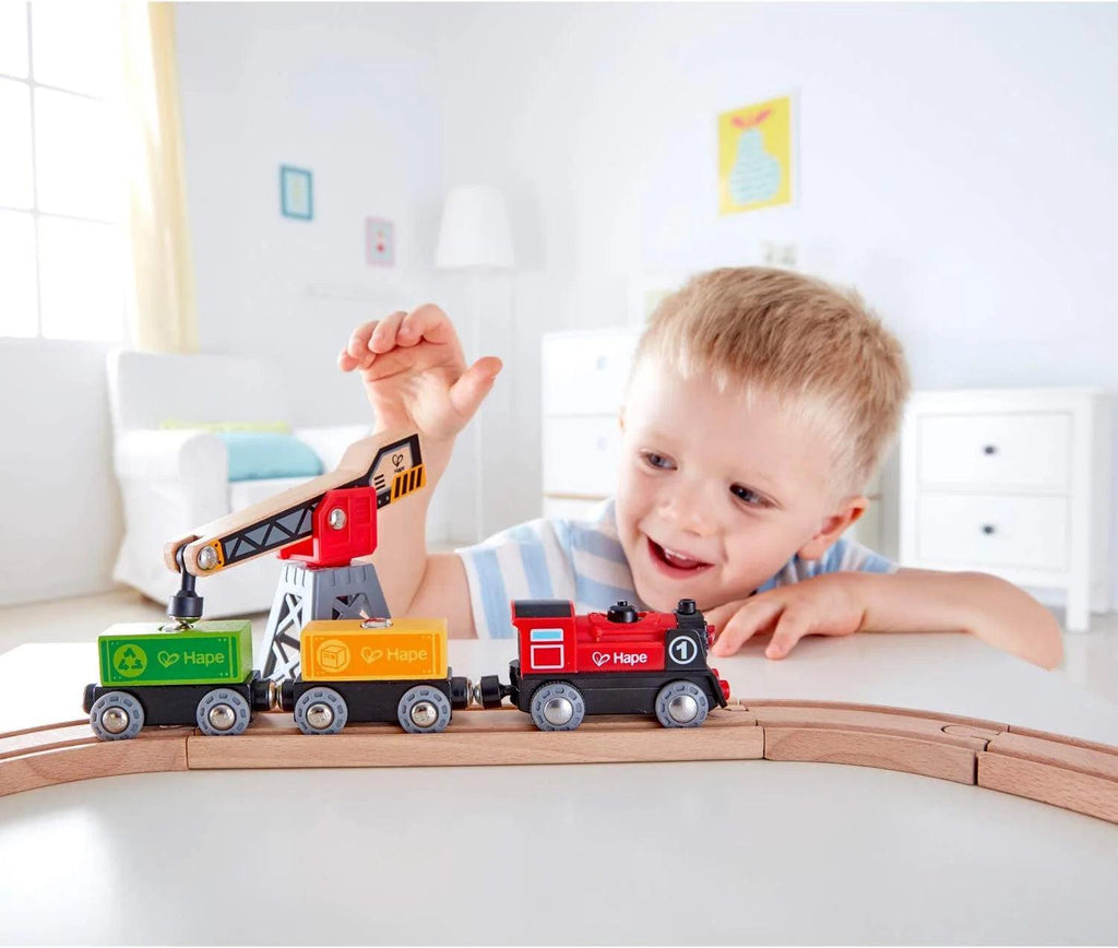 Cargo Delivery Loop Train and Railway Toy Set - TheToysRoom