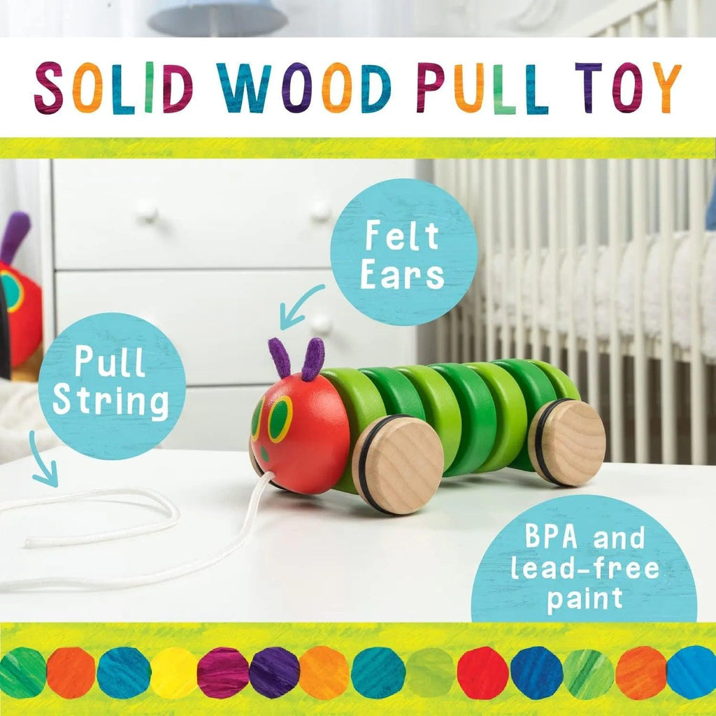 Caterpillar Wooden Pull Along - TheToysRoom