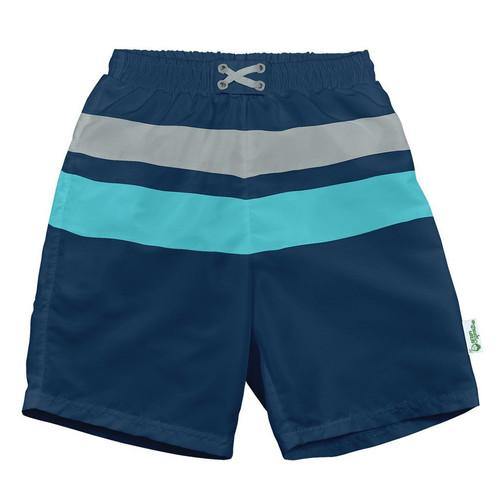 Color Block Trunks w Built-in Swim Diaper - TheToysRoom