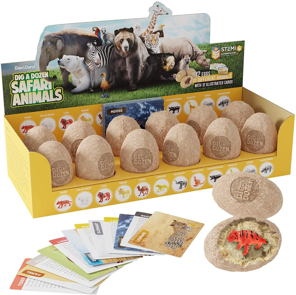 Dig a Dozen Safari Animals Kit - TheToysRoom