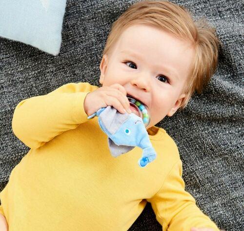 Elephant Rattle with Removable Teething Ring - TheToysRoom