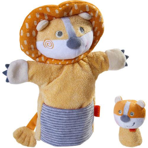 Glove Puppet Lion With Cub - TheToysRoom