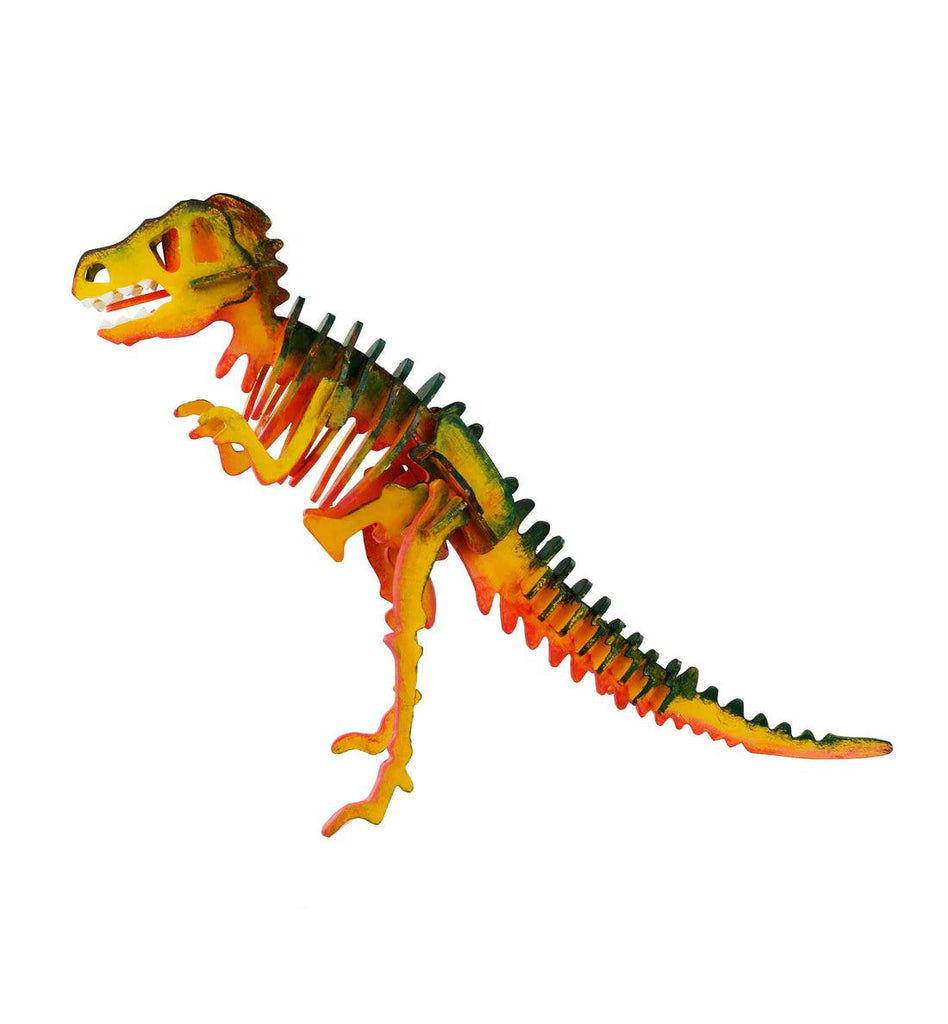 Hands Craft 3D Wooden Puzzle Paint Kit T-Rex - TheToysRoom