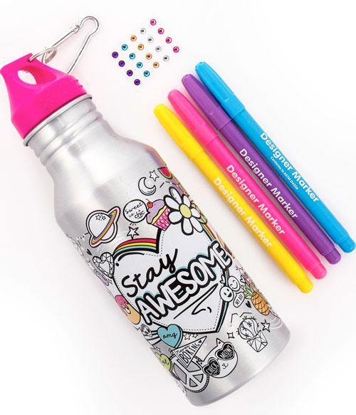 It’s So Me! Color Your Own Water Bottle - TheToysRoom