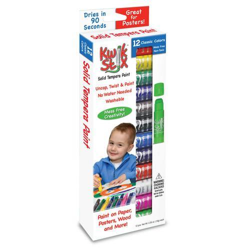 Kwikstix Tempera Paint - 12 Classic Colors TPG-602 - TheToysRoom