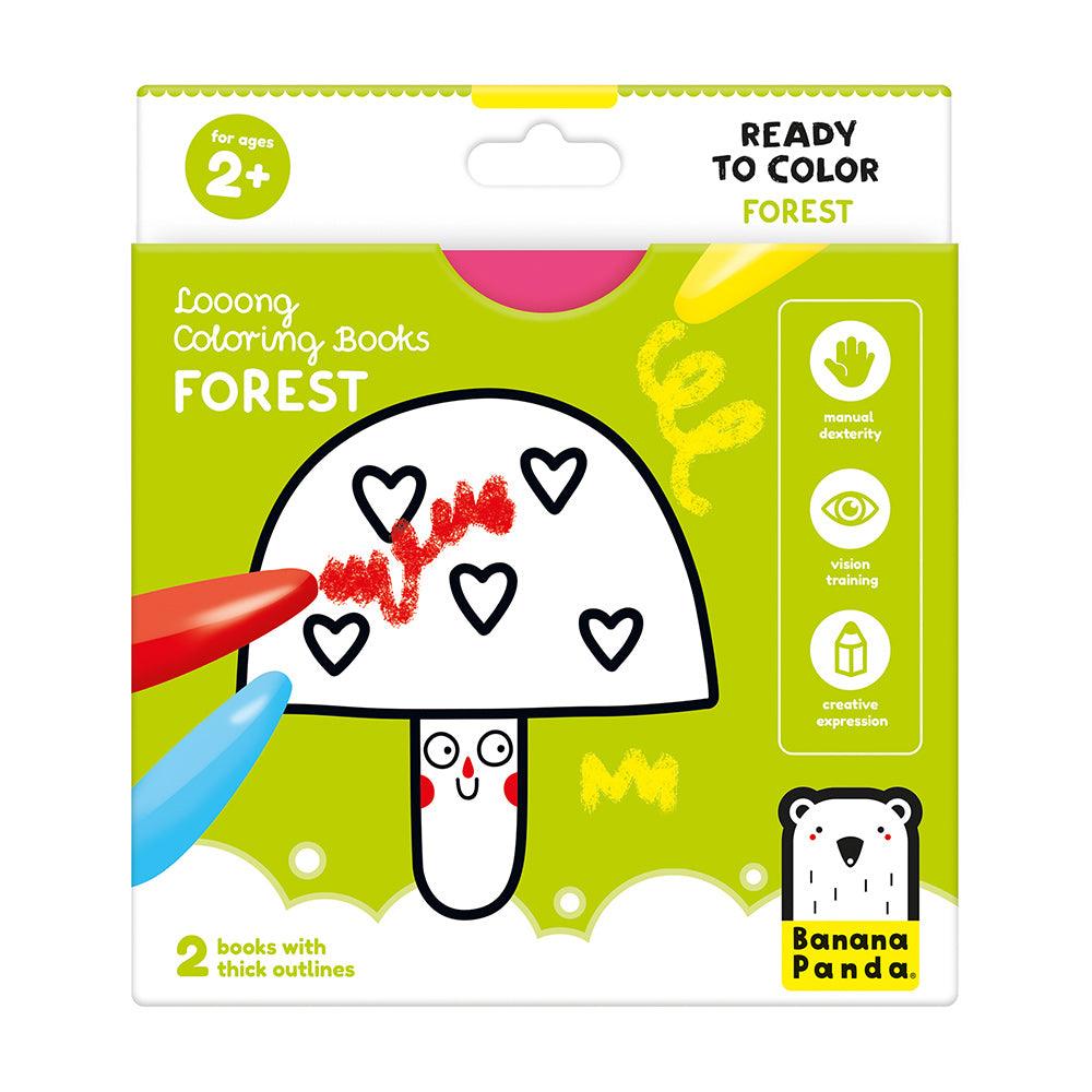 Looong Coloring Books - Ready to Color Forest - TheToysRoom