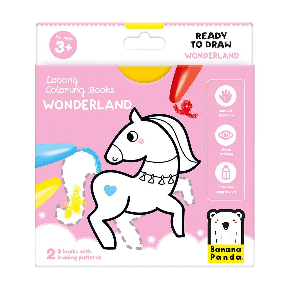 Looong Coloring Books - Ready to Draw Wonderland - TheToysRoom