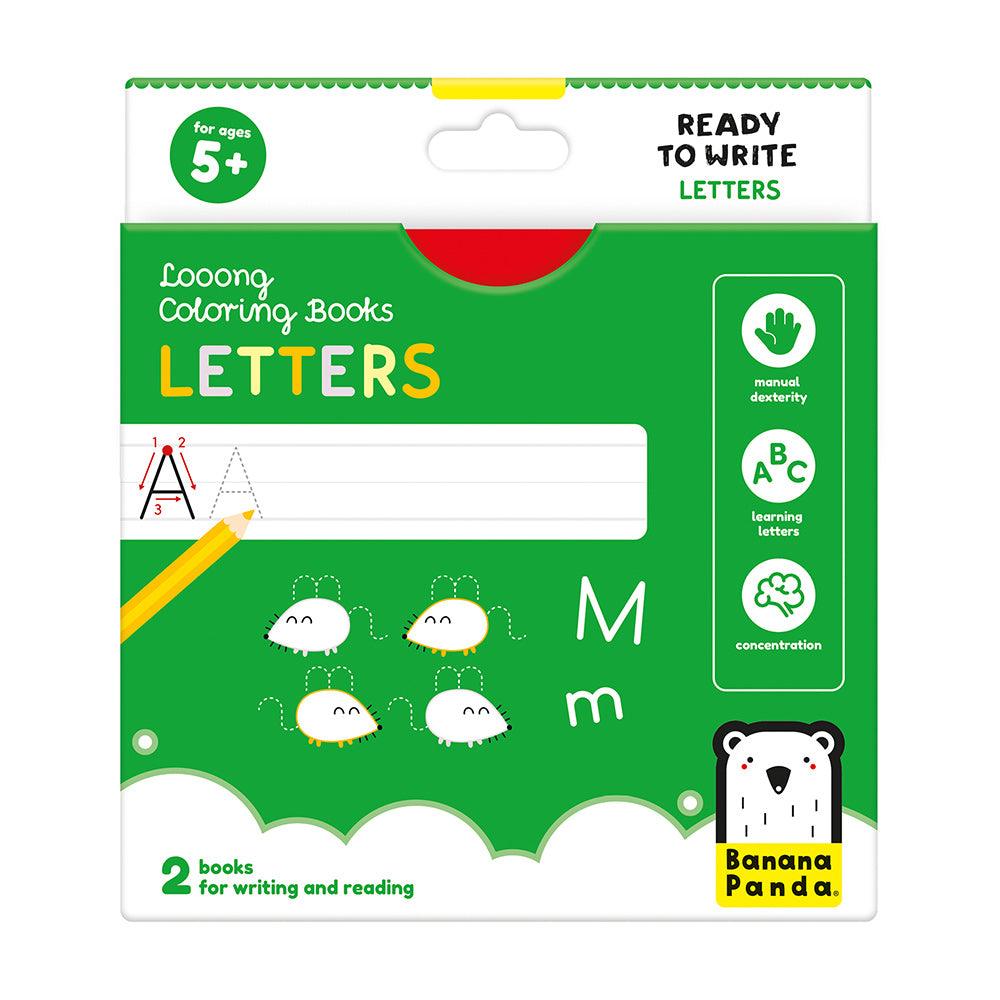 Looong Coloring Books - Ready to Write Letters - TheToysRoom