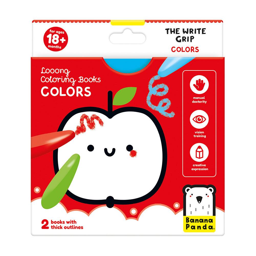Looong Coloring Books The Write Grip - Colors - TheToysRoom