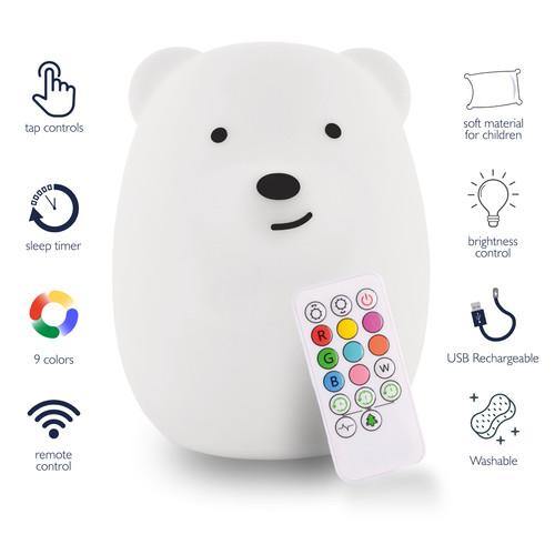 Lumipets® LED Bear Night Light - Remote - TheToysRoom