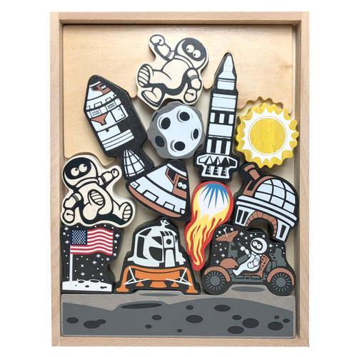 Lunar Lander Stacking Game and Play Set - TheToysRoom