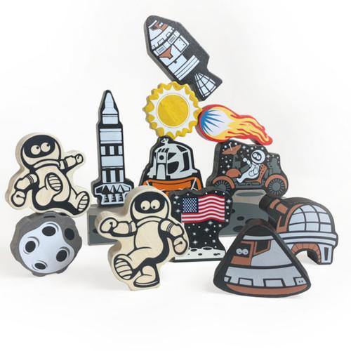 Lunar Lander Stacking Game and Play Set - TheToysRoom