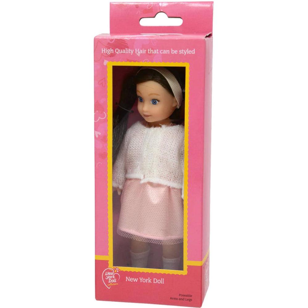 Mini Doll Bella - 6.5 Inch Vinyl Posable Doll - TheToysRoom