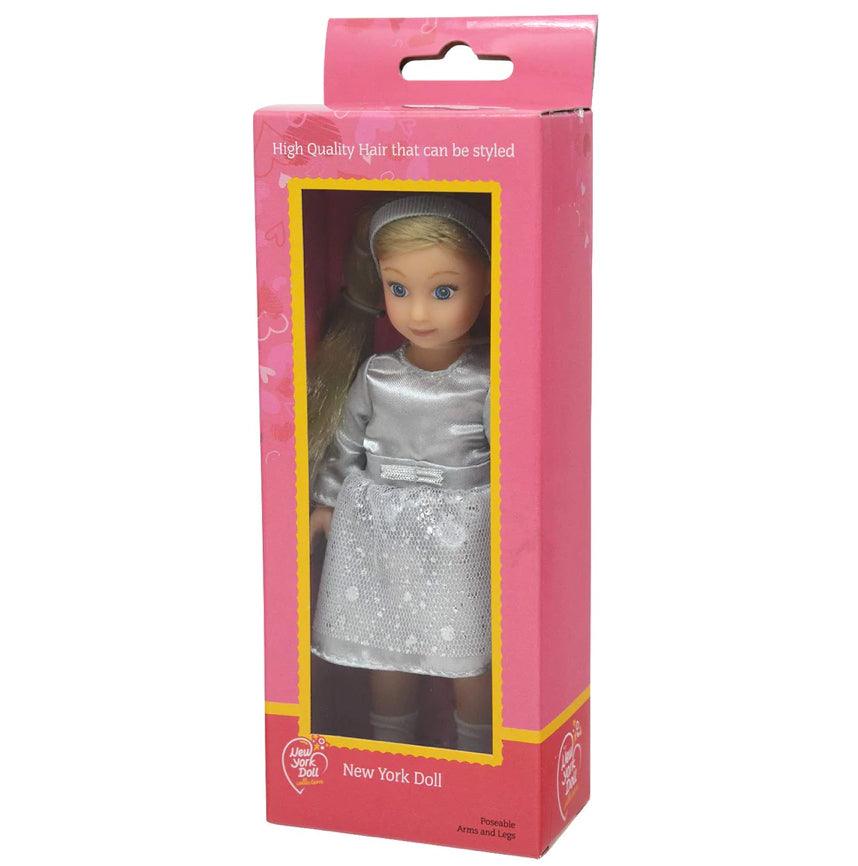 Mini Doll Lilly - 6.5 Inch Vinyl Posable Doll - TheToysRoom