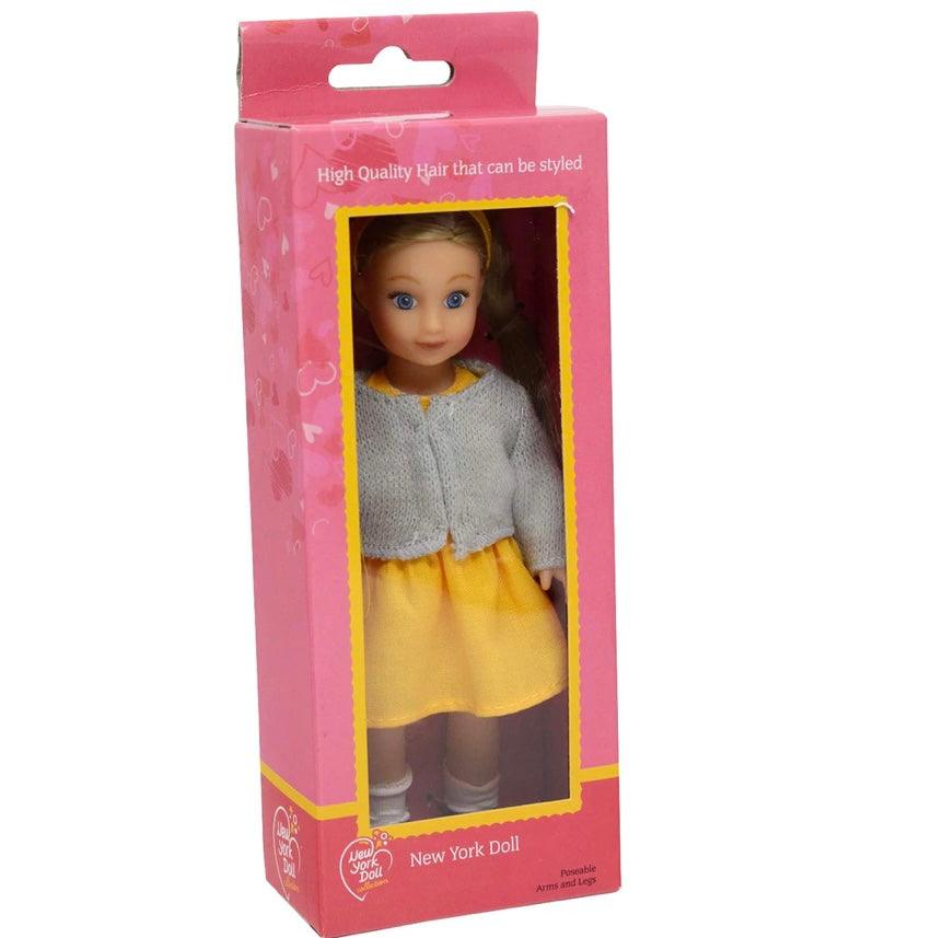Mini Doll Sara - 6.5 Inch Vinyl Posable Doll - TheToysRoom