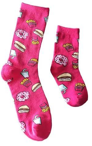 Mommy & Me, Snack Time, 2-Pair Socks - TheToysRoom
