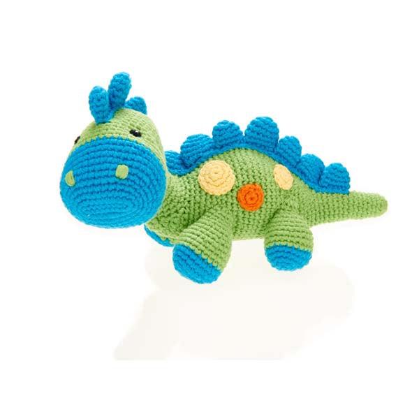 PEBBLE Dinosaur Rattle - Steggi Green - TheToysRoom