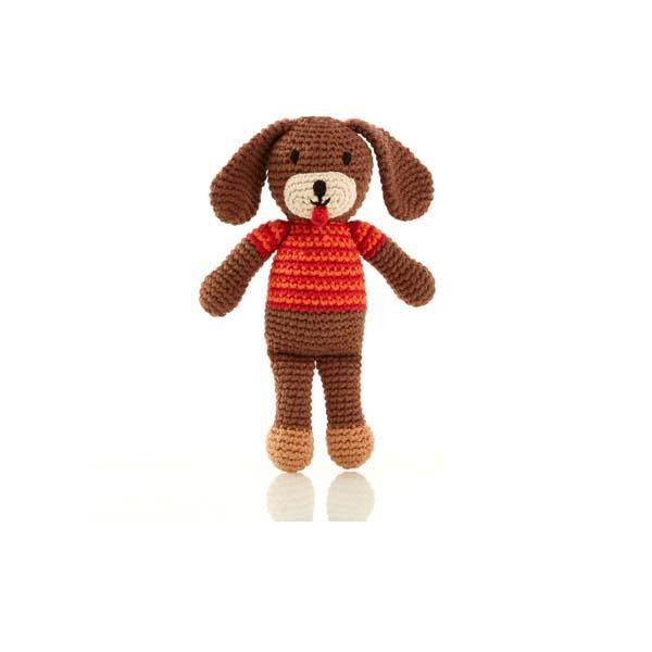 PEBBLE Dog Boy Rattle - TheToysRoom