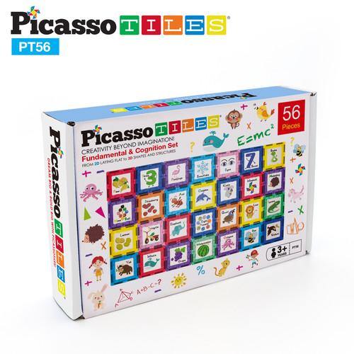 PicassoTiles PT56 3D Magnetic Building Block Tiles - TheToysRoom