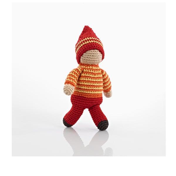 Pixie Rattle - Acorn - Red - TheToysRoom