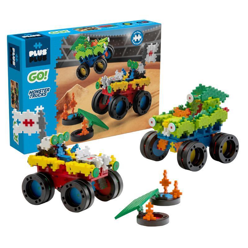 Plus-Plus GO! Monster Trucks - TheToysRoom