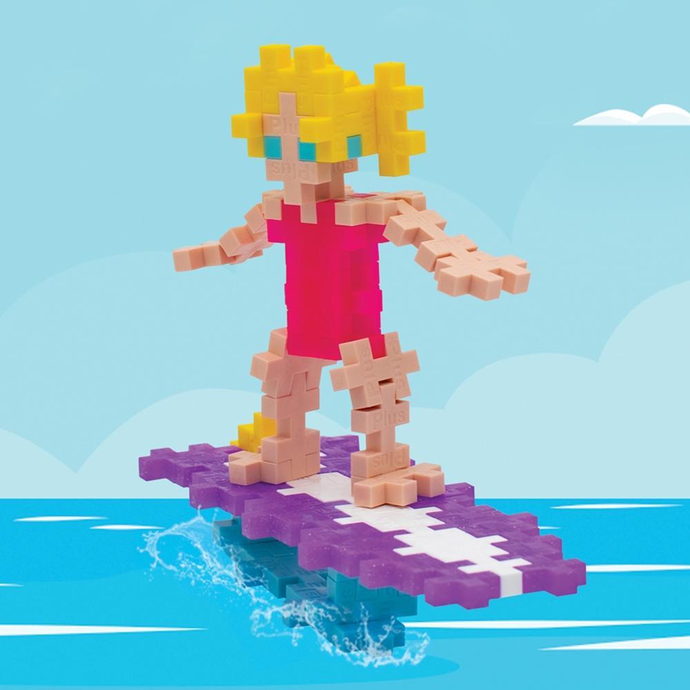 Plus-Plus Tube - Surfer Girl - 70 pcs. - TheToysRoom