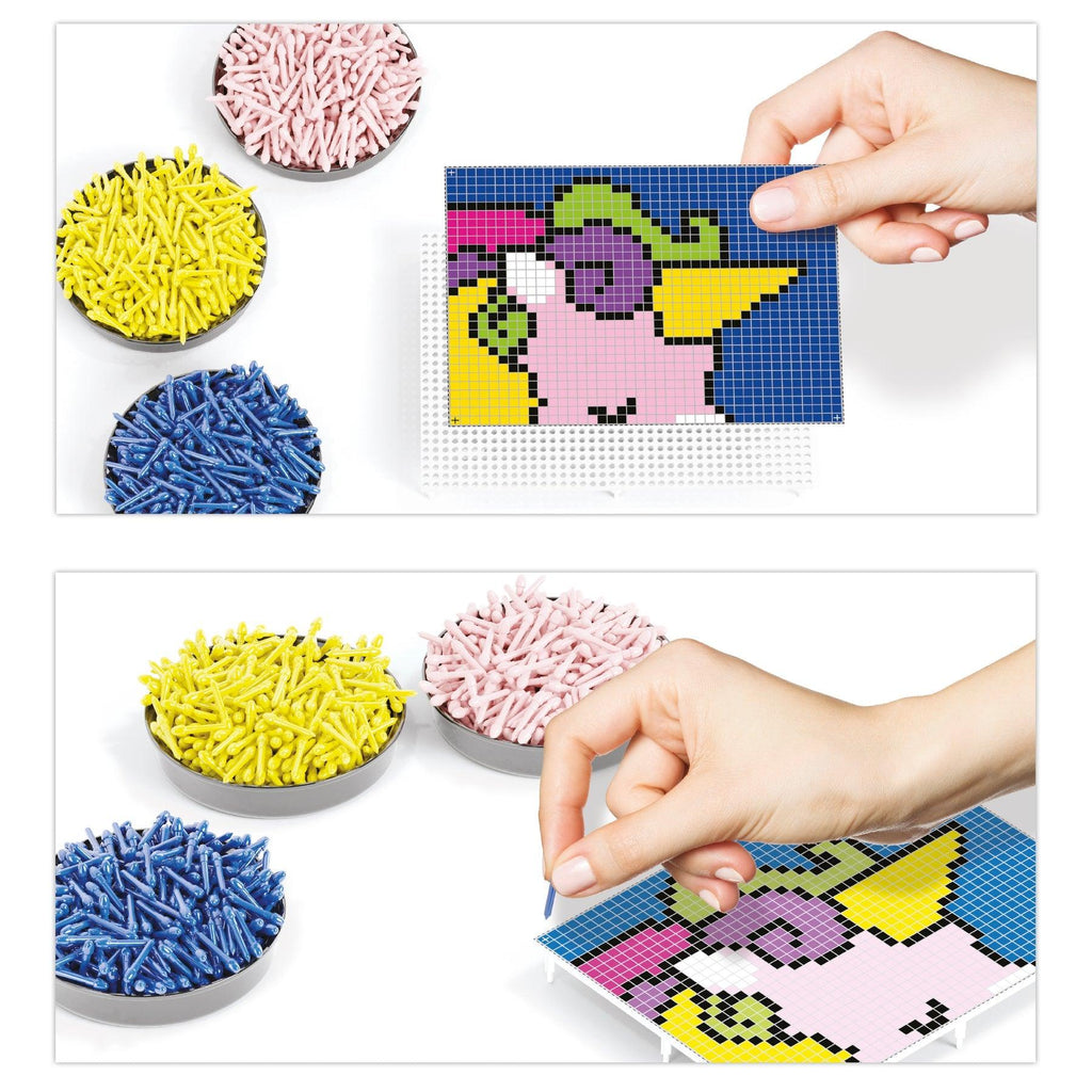 Quercetti Pixel Art 4 Kawaii Design Unicorn - TheToysRoom