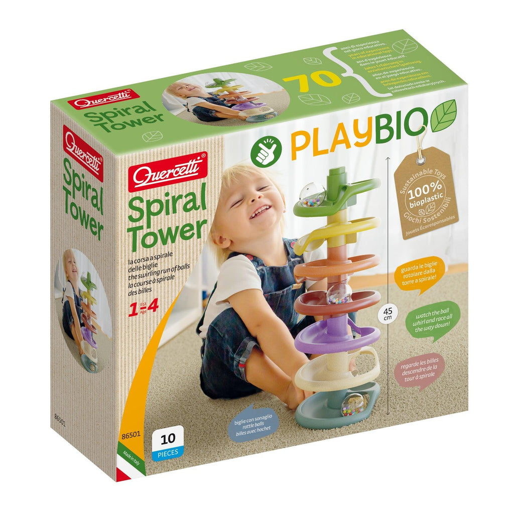 Quercetti Play Bio Spiral Tower - TheToysRoom