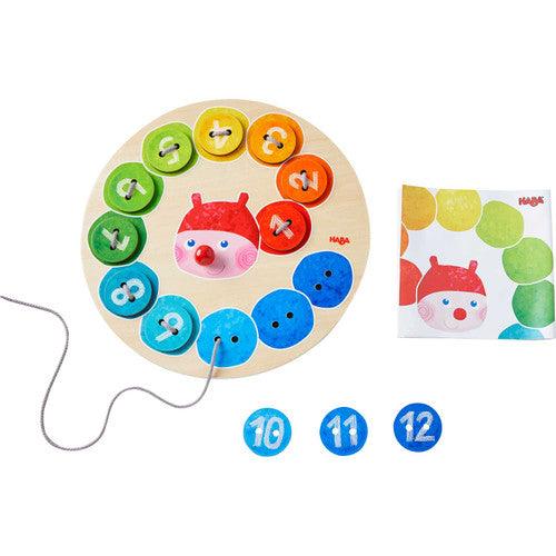 Rainbow Caterpillar Threading Game - TheToysRoom