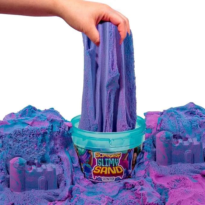 SLIMYGLOOP SLIMYSAND Bucket 1.5 lb. - Blue Raspberry - Scented - TheToysRoom