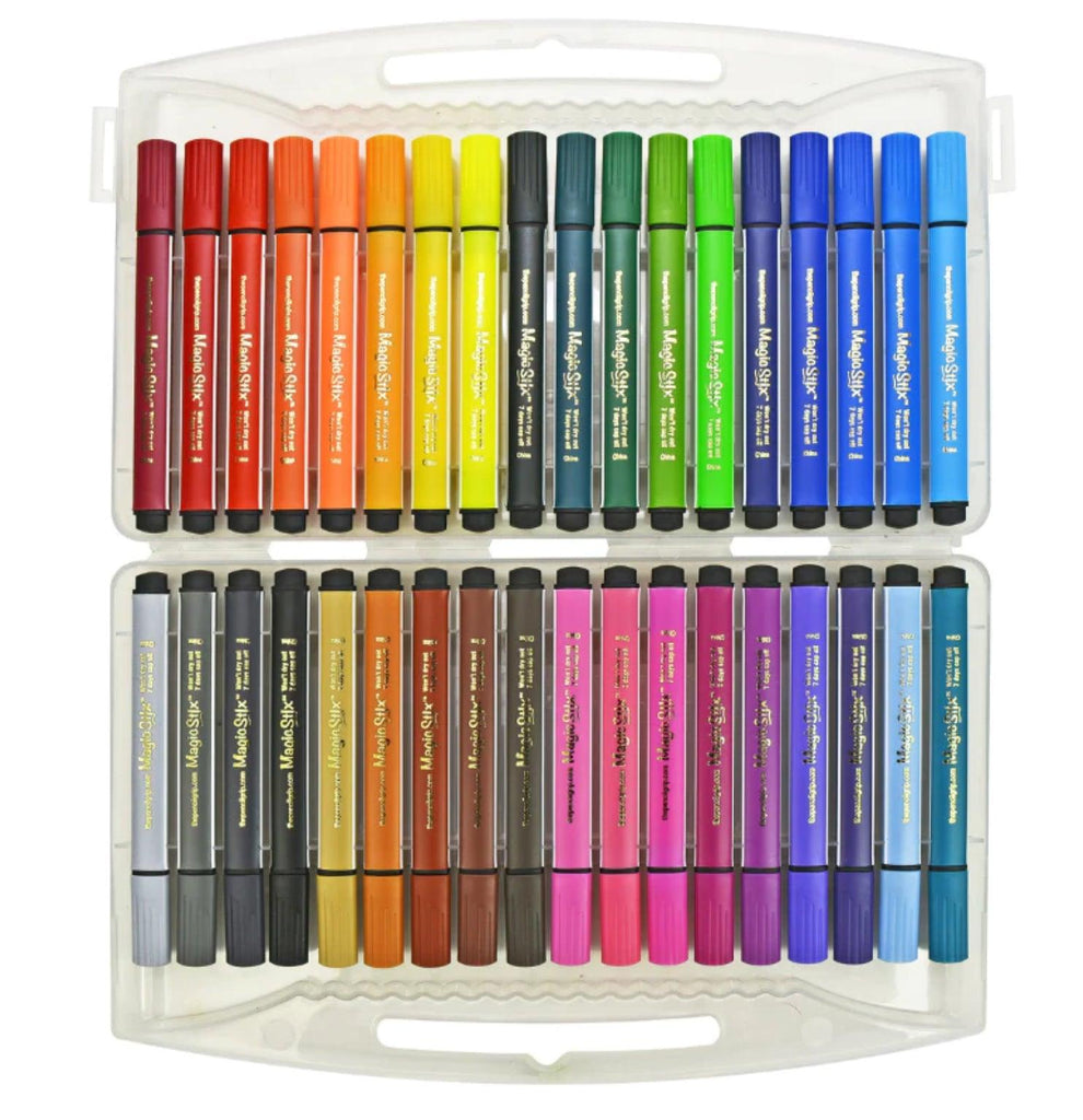 Triangular Magic Stix Markers, 36 Pack - TheToysRoom
