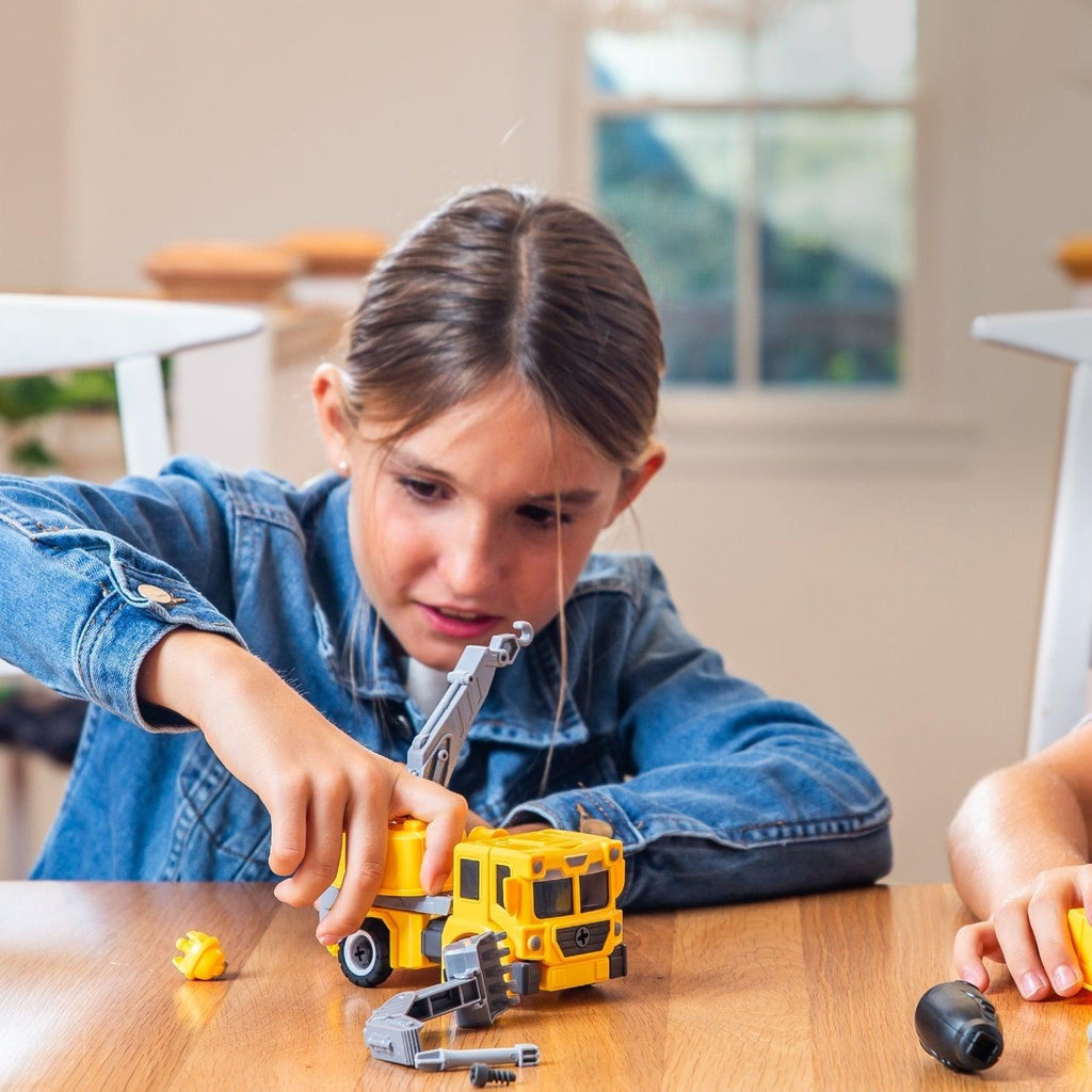 USA Toyz 4-in-1 Truck Bots Construction Truck Robots for Kids - TheToysRoom
