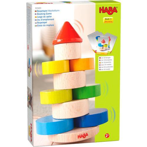 Wobbly Tower Stacking Game - Wooden Blocks - TheToysRoom