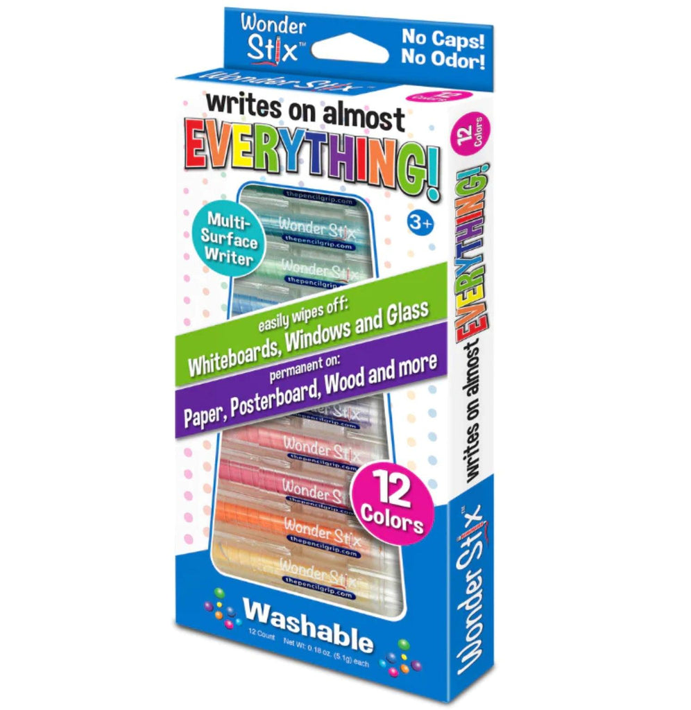Wonder Stix Pastel Colors Dustless Chalk Crayon 12 Pack TPG-637 - TheToysRoom