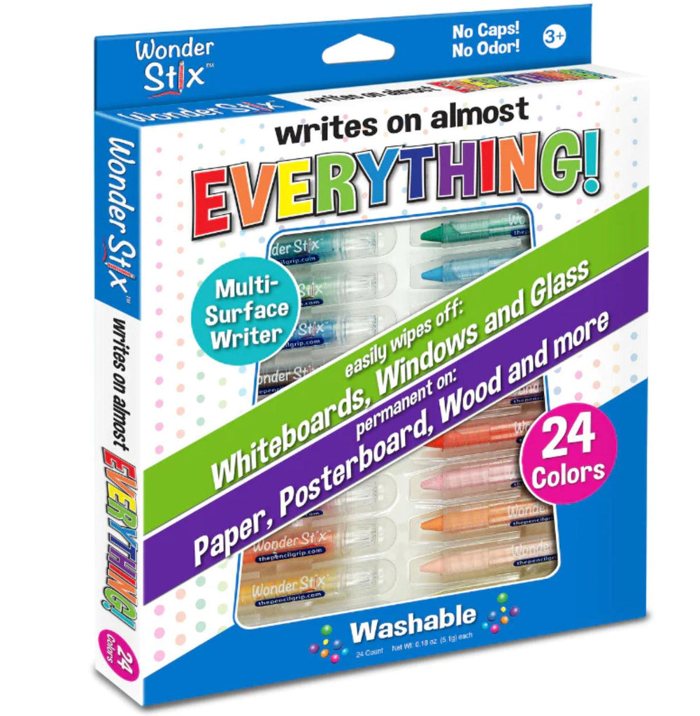 Wonder Stix Pastel Colors Dustless Chalk Crayon 24 Pack - TheToysRoom
